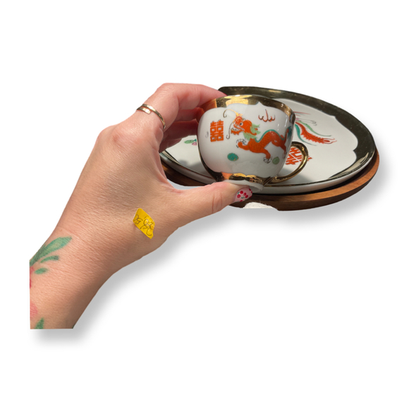 VINTAGE / Antique Chinese Wedding Tea Pot Set - Picture 11 of 12